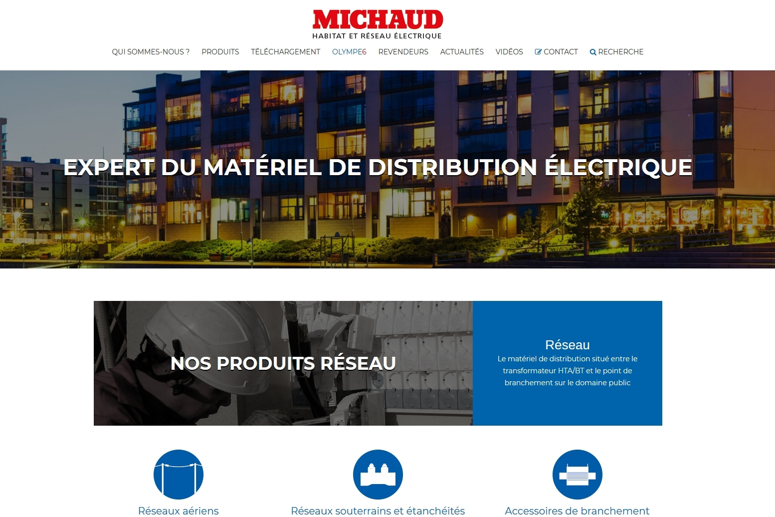 Michaud, Expert du matériel de distribution électrique