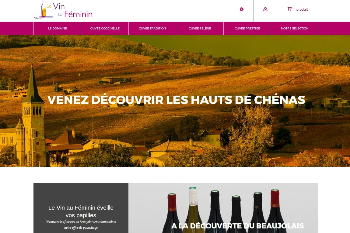 Nouvelle plate-forme de vente pour Le Vin au Féminin