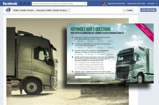 Concours Quiz pour la page Fan de Volvo Trucks France