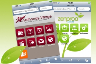 Refonte de l'interface mobile © Zenprod - AxéCité